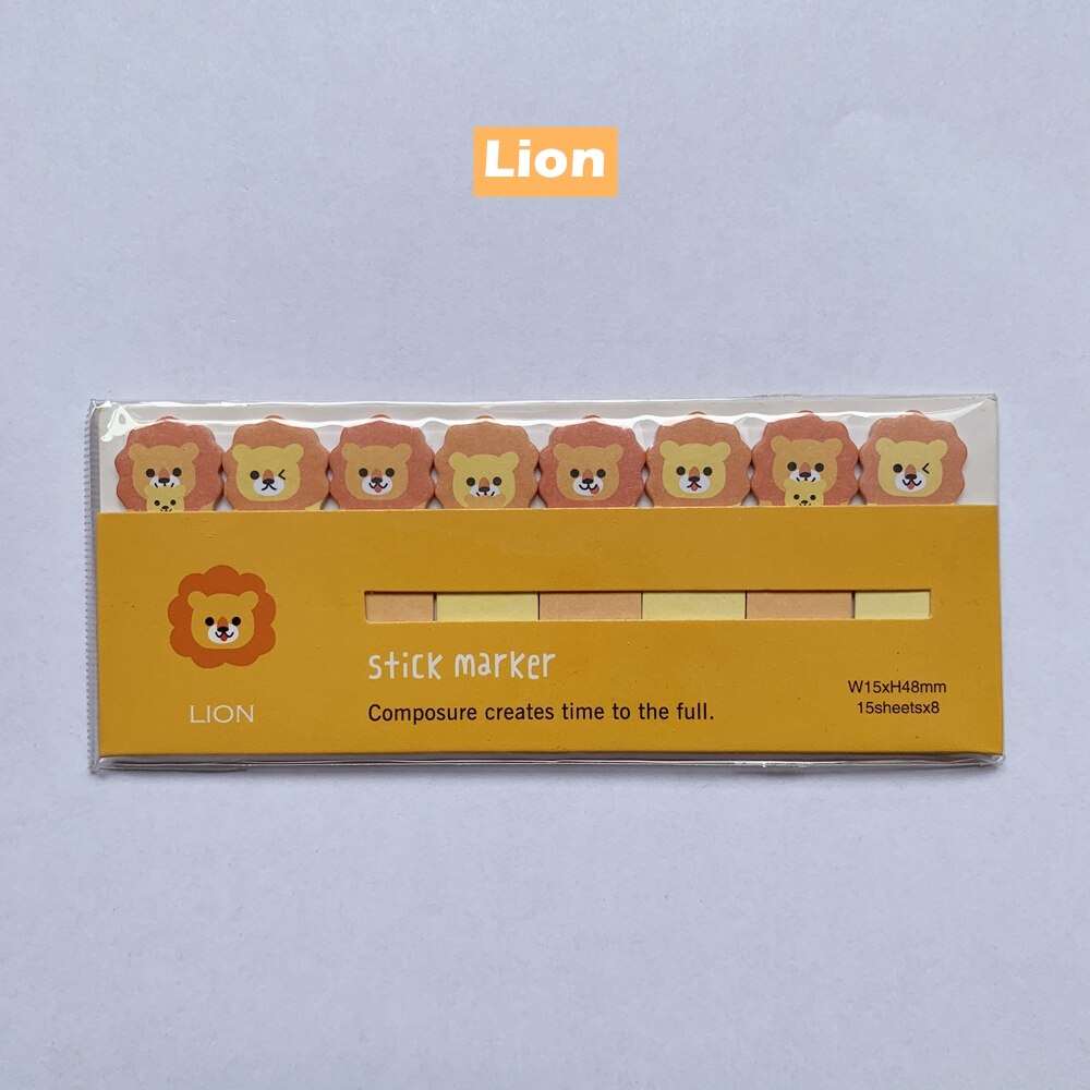 1PC Cute Animal Collection Stick Marker