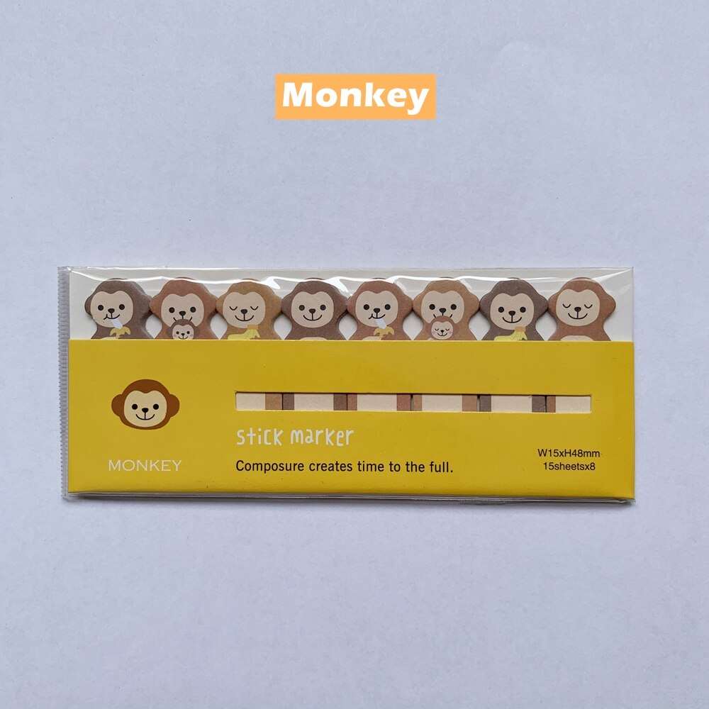 1PC Cute Animal Collection Stick Marker