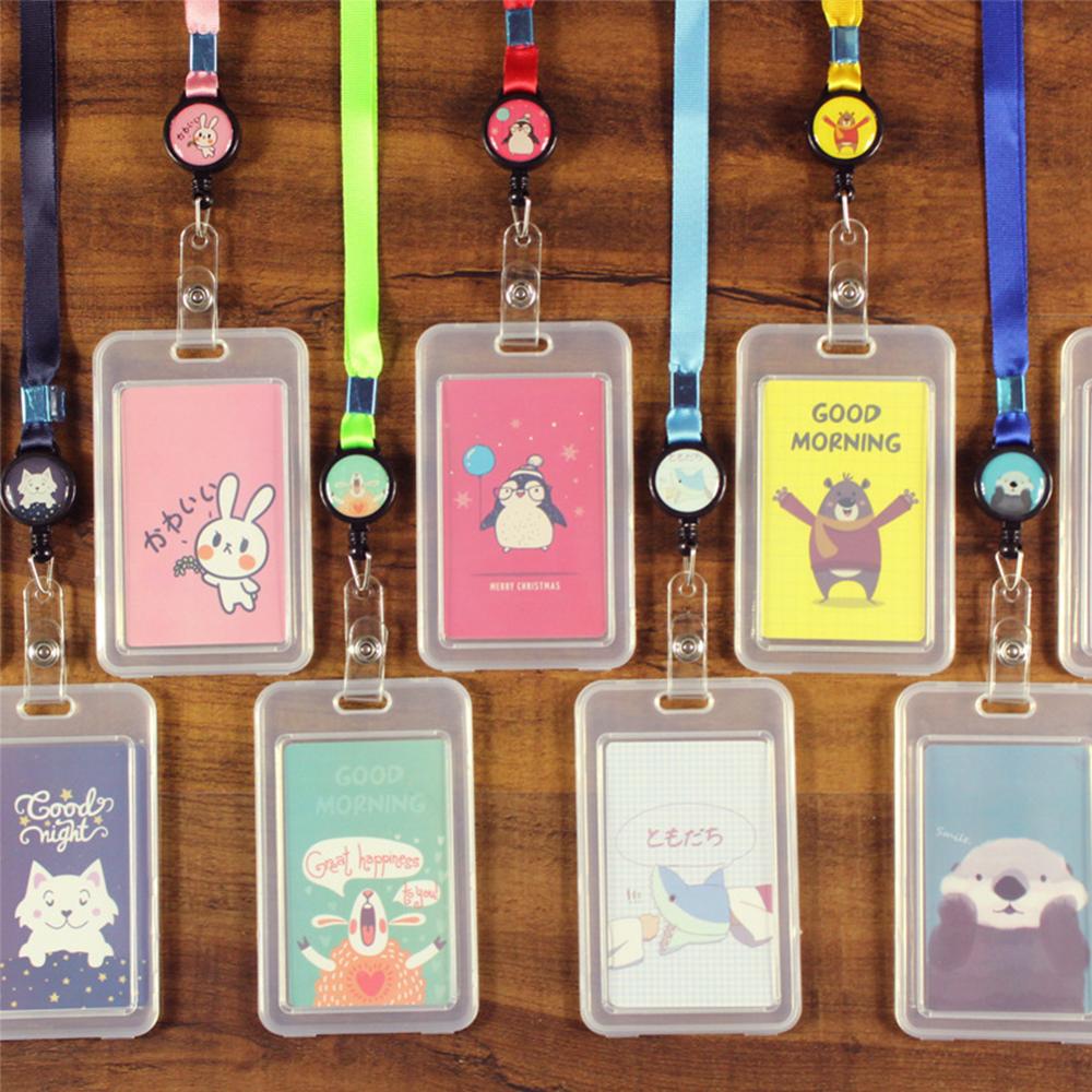 1PC Kawaii ID Card Holder Lanyard