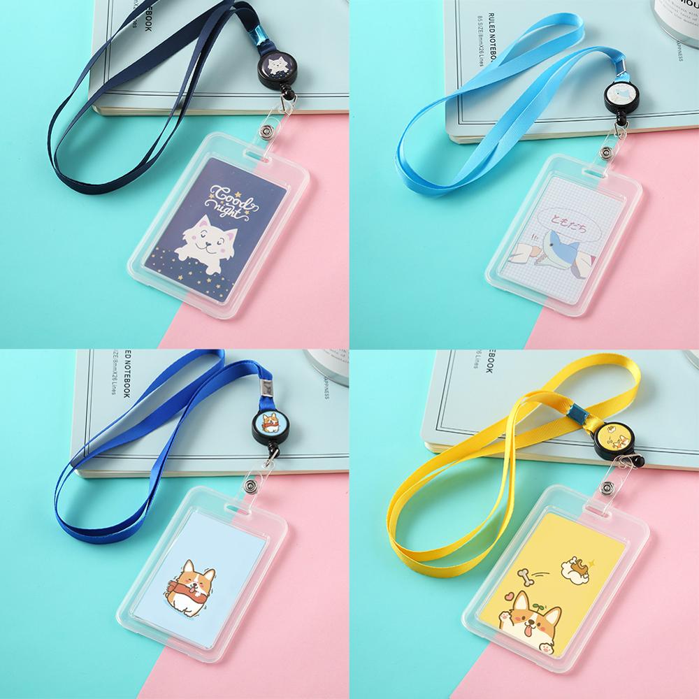 1PC Kawaii ID Card Holder Lanyard