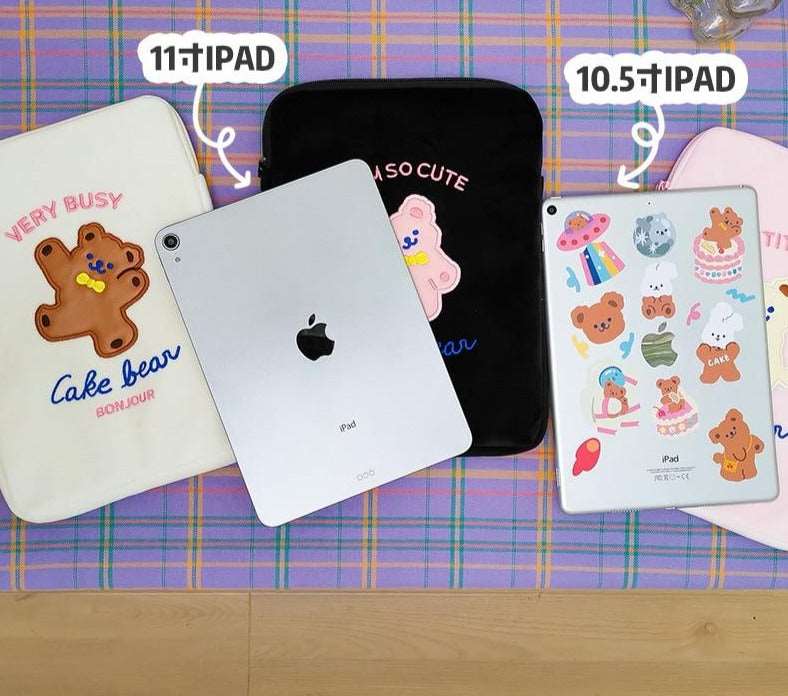 1PC Kawaii iPad File Case