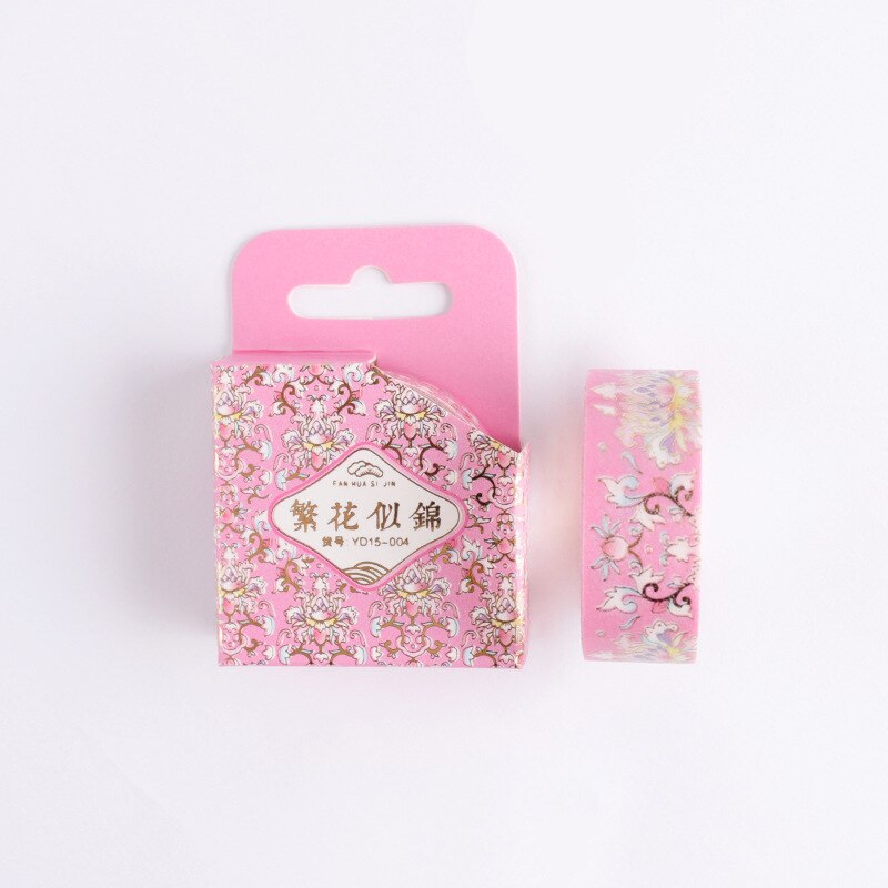 1PC Full Bloom Flower Washi Tape Collection
