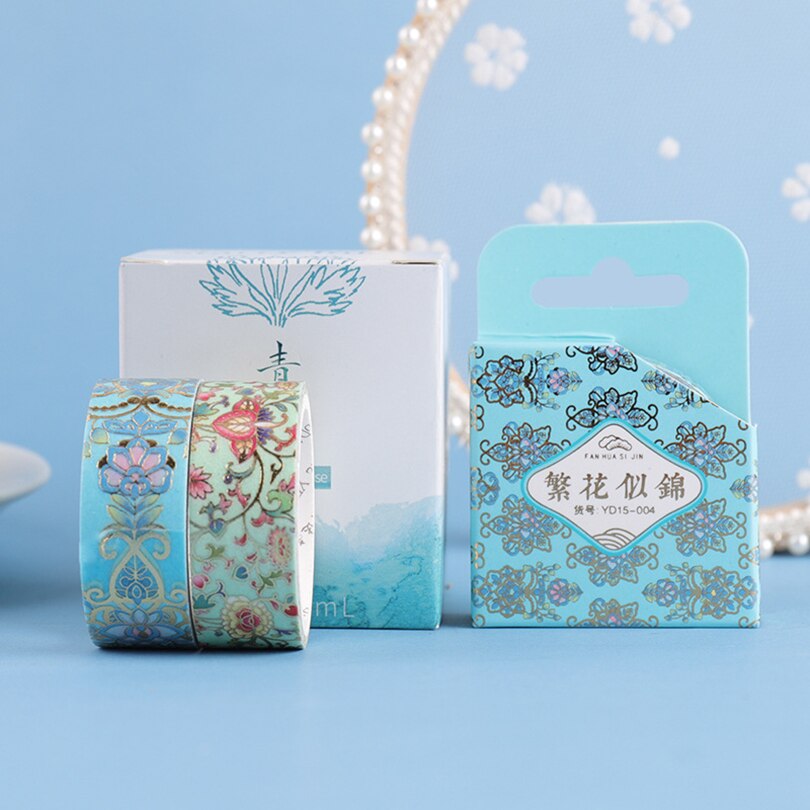 1PC Full Bloom Flower Washi Tape Collection