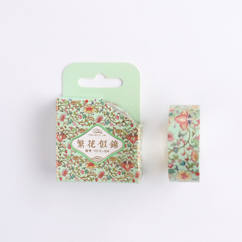 1PC Full Bloom Flower Washi Tape Collection