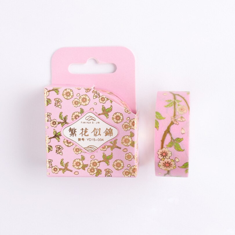 1PC Full Bloom Flower Washi Tape Collection