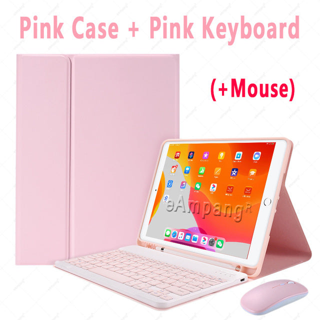 1PC Apple iPad 9.7" Case with Keyboard and Mouse