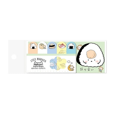 1PC Kawaii Sushi Snacks Sticky Notes