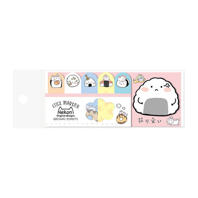 1PC Kawaii Sushi Snacks Sticky Notes