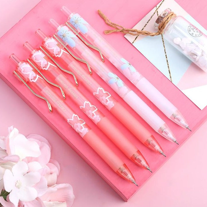 2PC Pretty Cherry Blossom Mechanical Pencil