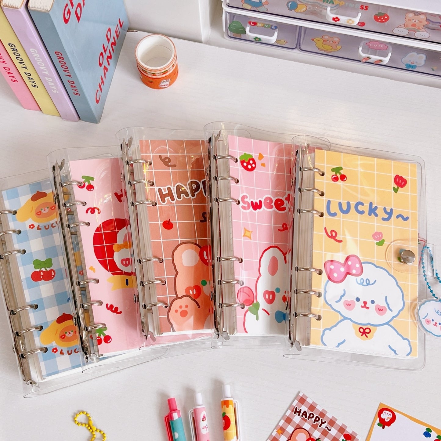 1PC Set Kawaii Rabbit and Friends Notebook