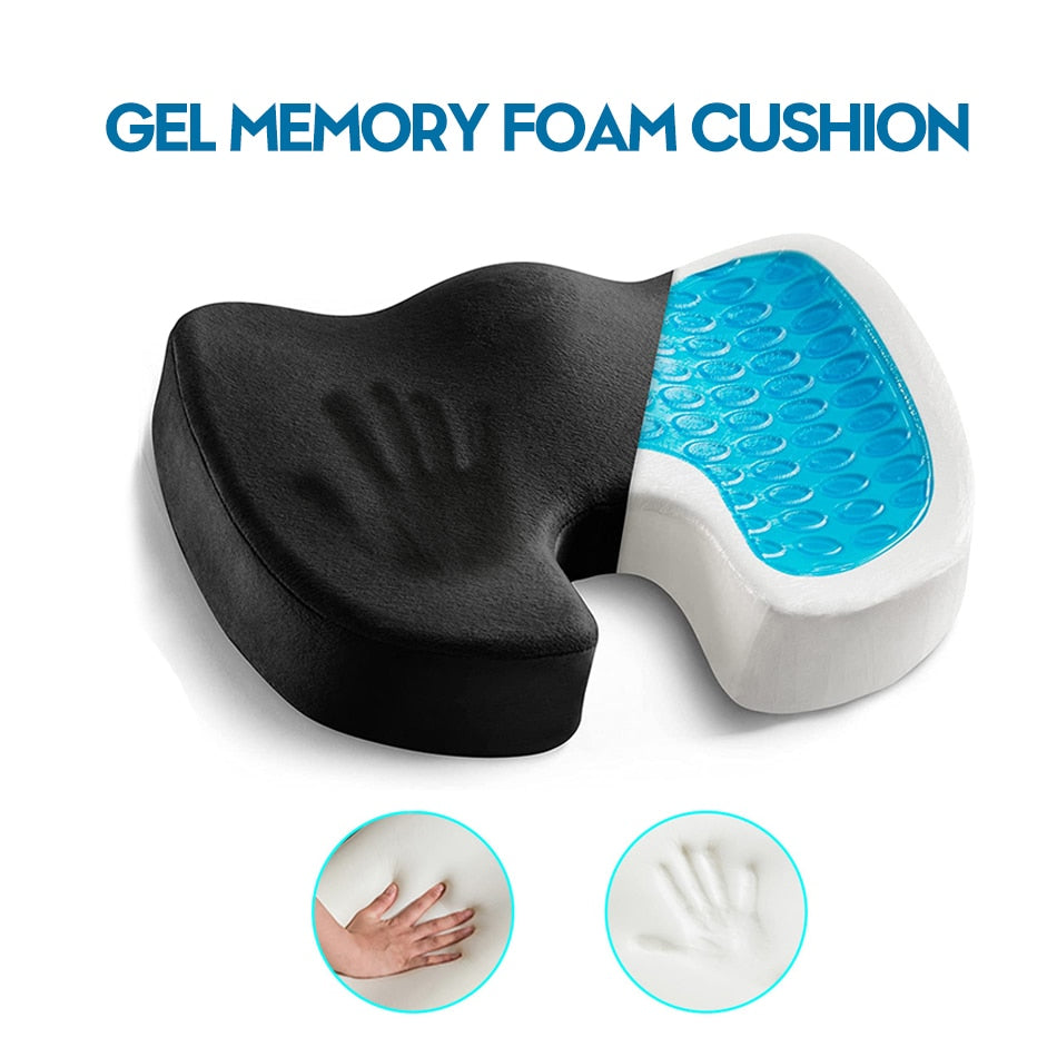1PC Memory Foam/Gel Seat Cushion