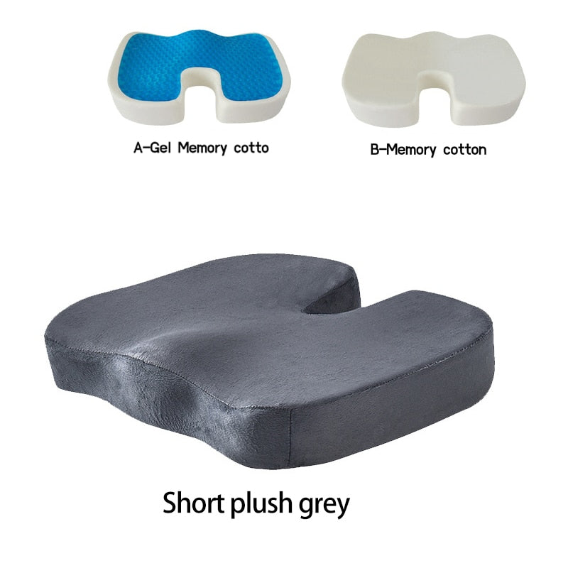 1PC Memory Foam/Gel Seat Cushion
