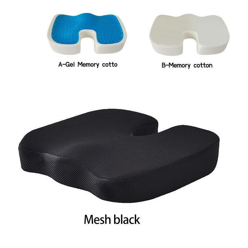 1PC Memory Foam/Gel Seat Cushion