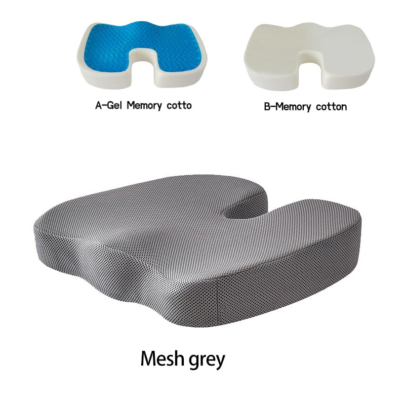 1PC Memory Foam/Gel Seat Cushion