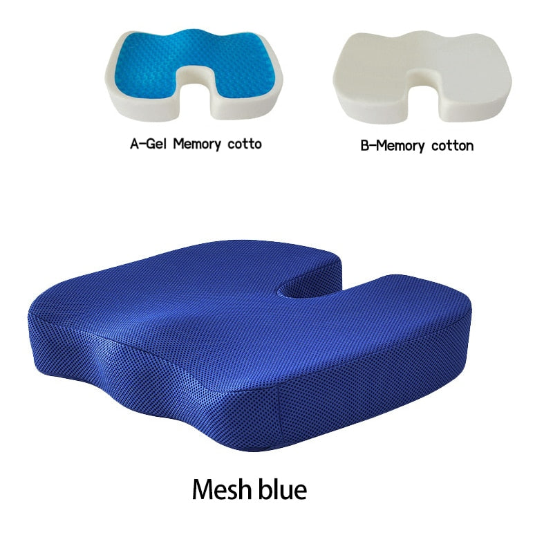 1PC Memory Foam/Gel Seat Cushion