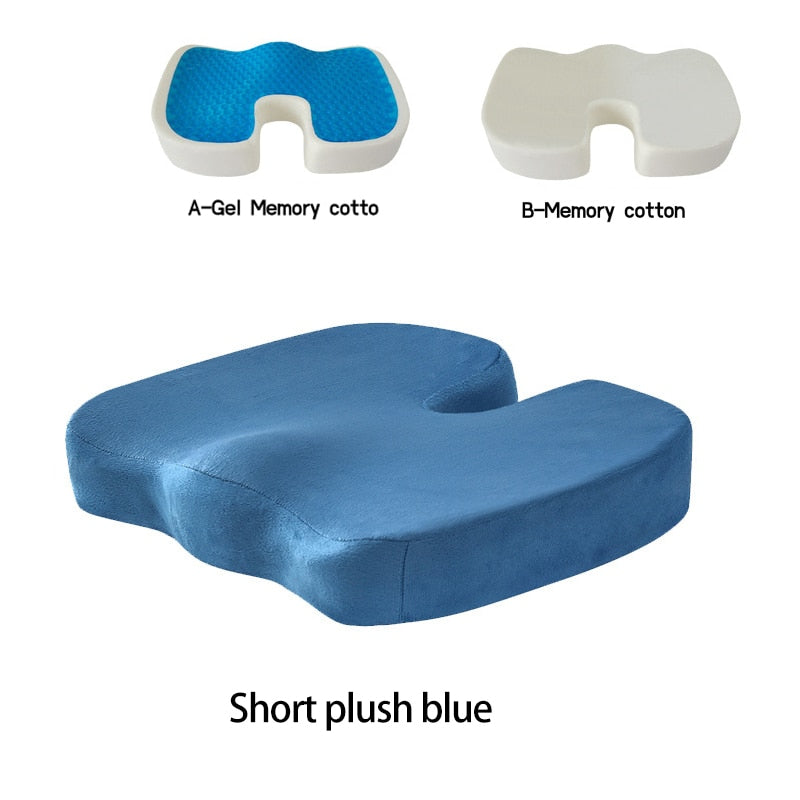 1PC Memory Foam/Gel Seat Cushion