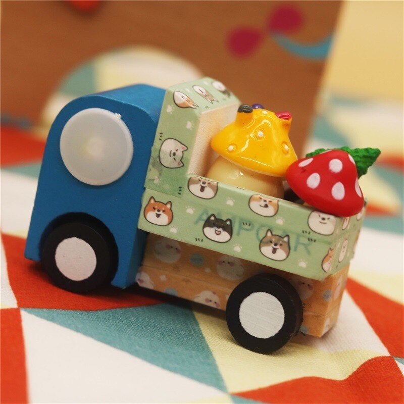 18PC Kawaii Animals Face Washi Tape Set