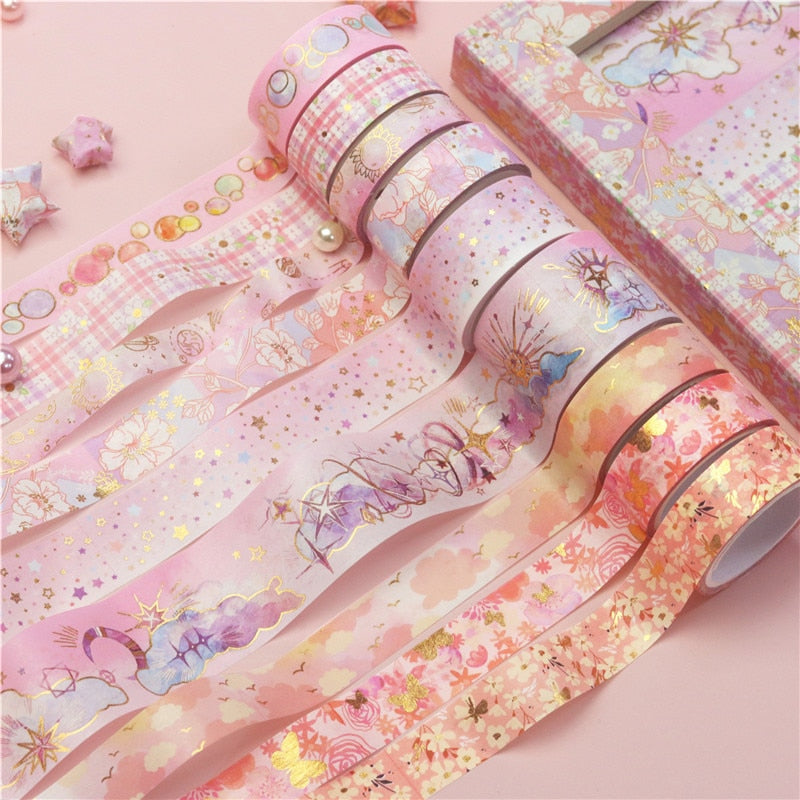 9PC Kawaii Sweet Memories Washi Tape Set