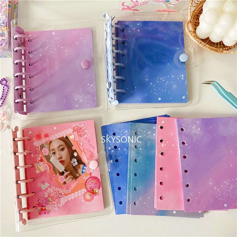 A5 A6 Daily Planner Organizer 6-Rings Binder Refill Pages Set-Up 90 Sheets