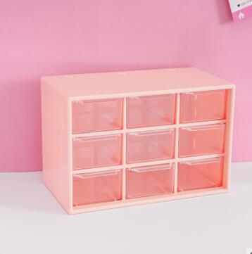 1PC Multifunctional 9 Drawer Desk Organizer
