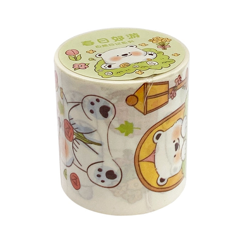 1PC Kawaii Snow Bear Washi Tape Collection