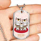 Maneki Neko Family Dog Tag