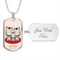 Maneki Neko Family Dog Tag