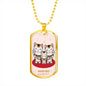 Maneki Neko Family Dog Tag