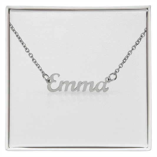 Personalize Script Name Necklace