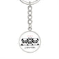 Panda Family Key Chain