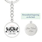 Panda Family Key Chain