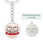 Maneki Neko Family Keychain
