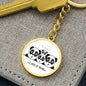 Panda Family Key Chain