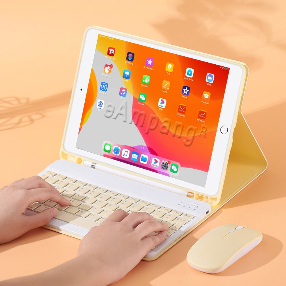 1PC Apple iPad 9.7" Case with Keyboard and Mouse