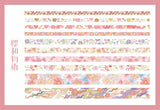 10PC Pretty Flower Washi Tape Set