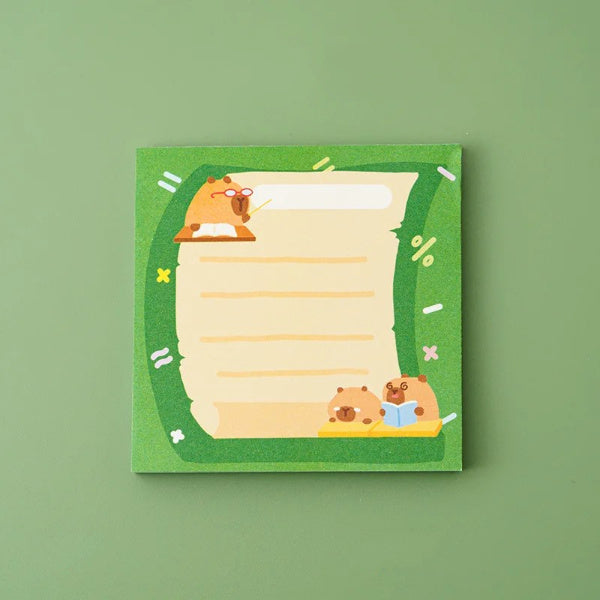 4PC Cute Panda Capybara Memo Pad