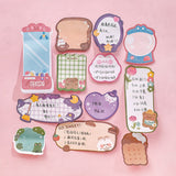 kawaii Colorful Candy Animals N Times Sticky Notes To Do List Planner Sticker Memo Pad Notepad Gift Stationery Prizes Deco
