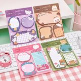 kawaii Colorful Candy Animals N Times Sticky Notes To Do List Planner Sticker Memo Pad Notepad Gift Stationery Prizes Deco