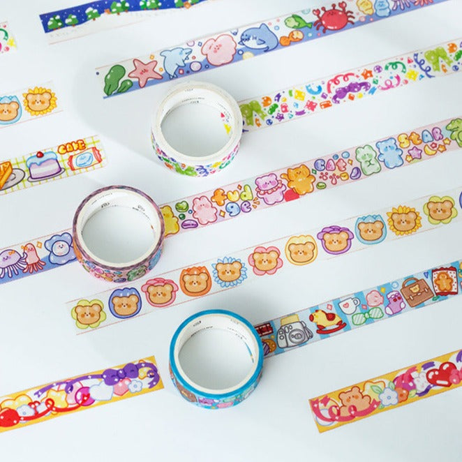 1PC There Is A Small World Series Washi Tape Collection