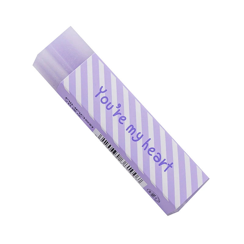 1PC Cute Candy Color Soft Eraser