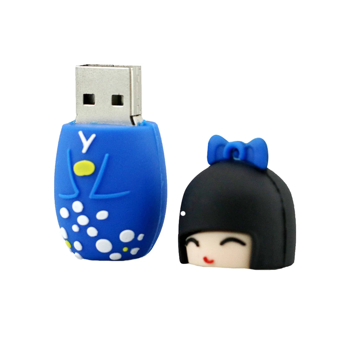 1PC Kawaii Japanese Dolls Kimono Girl USB Memory Stick