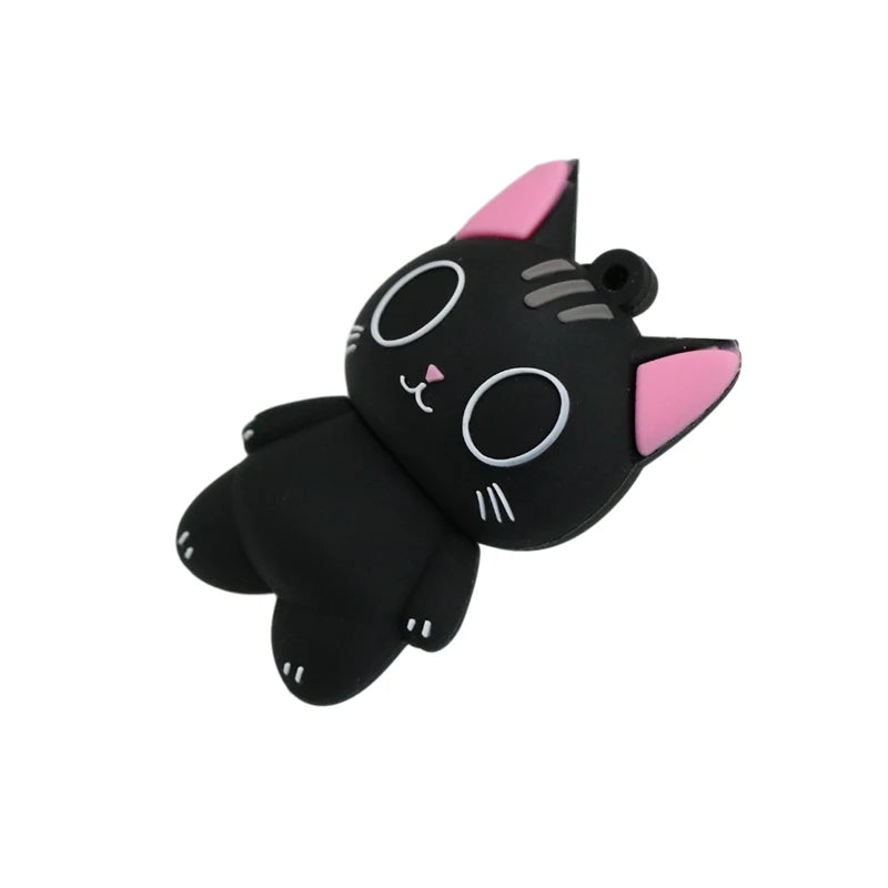 1PC Kawaii Black Cat USB Memory Stick