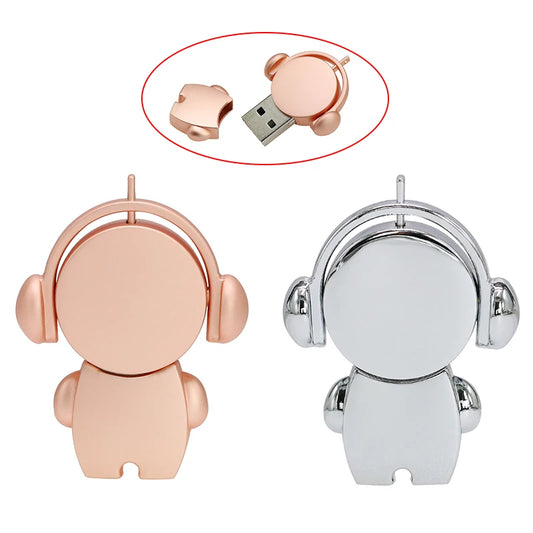 1PC Cute Musician USB Memory Flash Drive