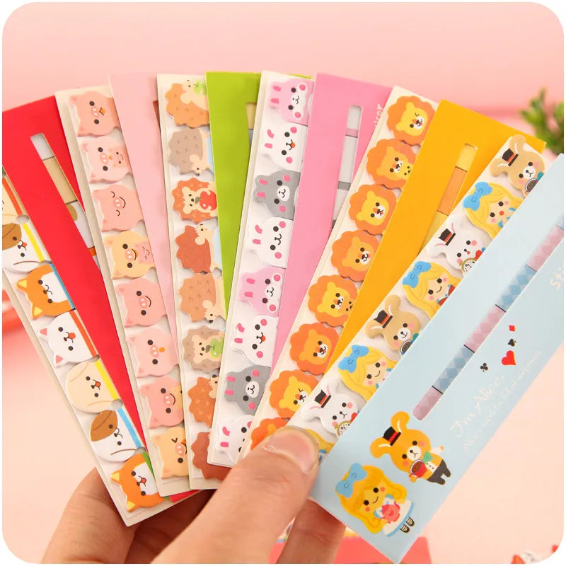1PC Cute Animals Sticky Notes