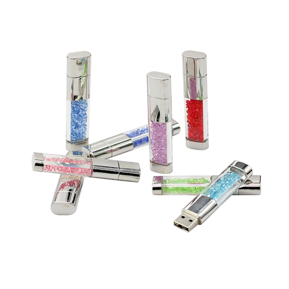 1PC Mini Pen Crystal USB Memory Stick