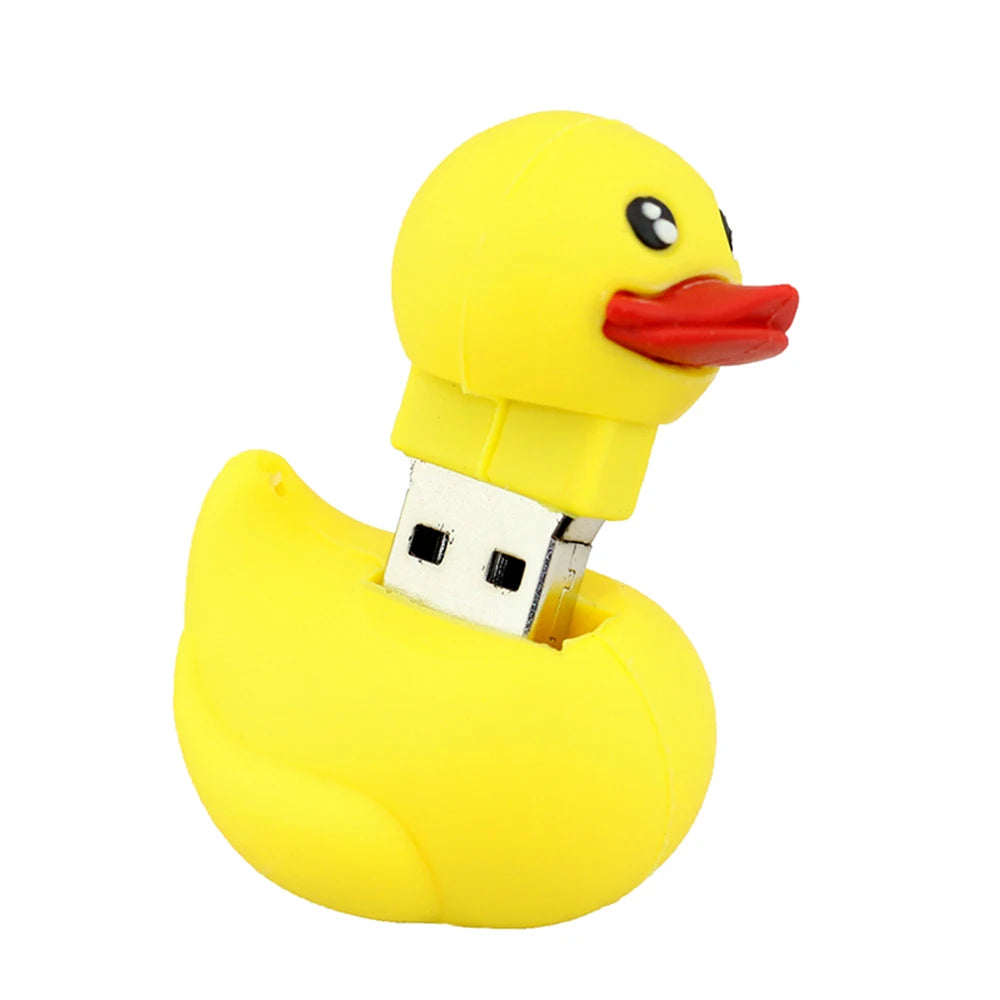 1PC Kawaii Yellow Duck USB Memory Stick