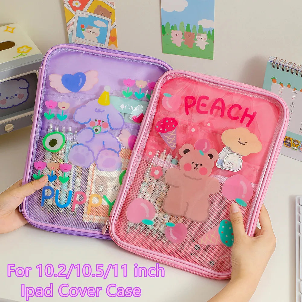 1PC Kawaii iPad Laptop Organizer Cover