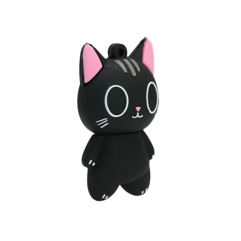 1PC Kawaii Black Cat USB Memory Stick