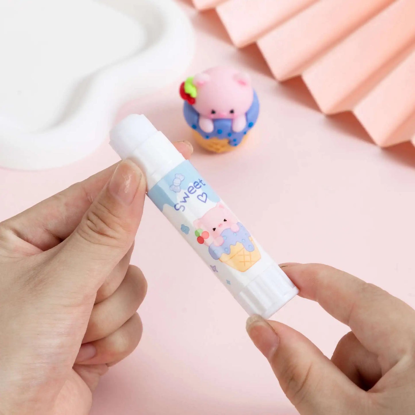 1PC Kawaii Ice Cream Shape Glue Stick