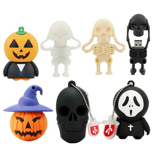 1PC Spooky Halloween Theme USB Memory Stick